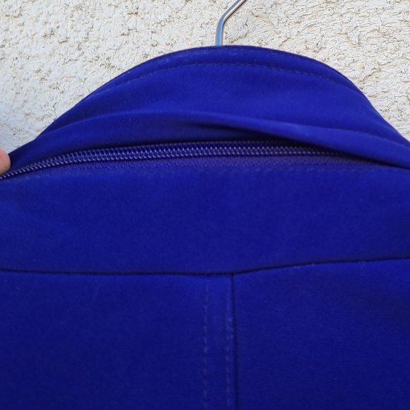 Kenneth Cole Reaction Purple Short Trenchcoat - Picture 6 of 16